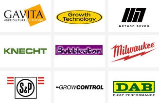 Gavita, Growth Technology, Method Seven, Knecht, Bubbleator, Milwaukee, S&P, GrowControl, DAB